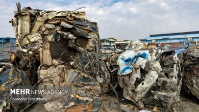 استخراج ۲۱۵ هزار تن فولاد و آلومینیوم از اسقاط خودرو